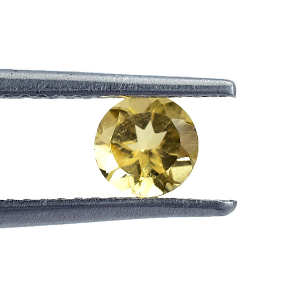 YELLOW BERYL CUT ROUND (MEDIUM/SI) 5.00X5.00 MM 0.42 Cts.
