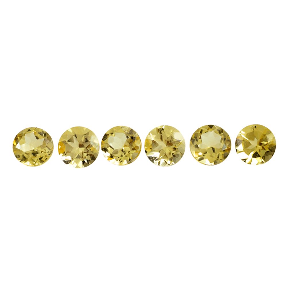 YELLOW BERYL CUT ROUND (MEDIUM/SI) 5.00X5.00 MM 0.42 Cts.