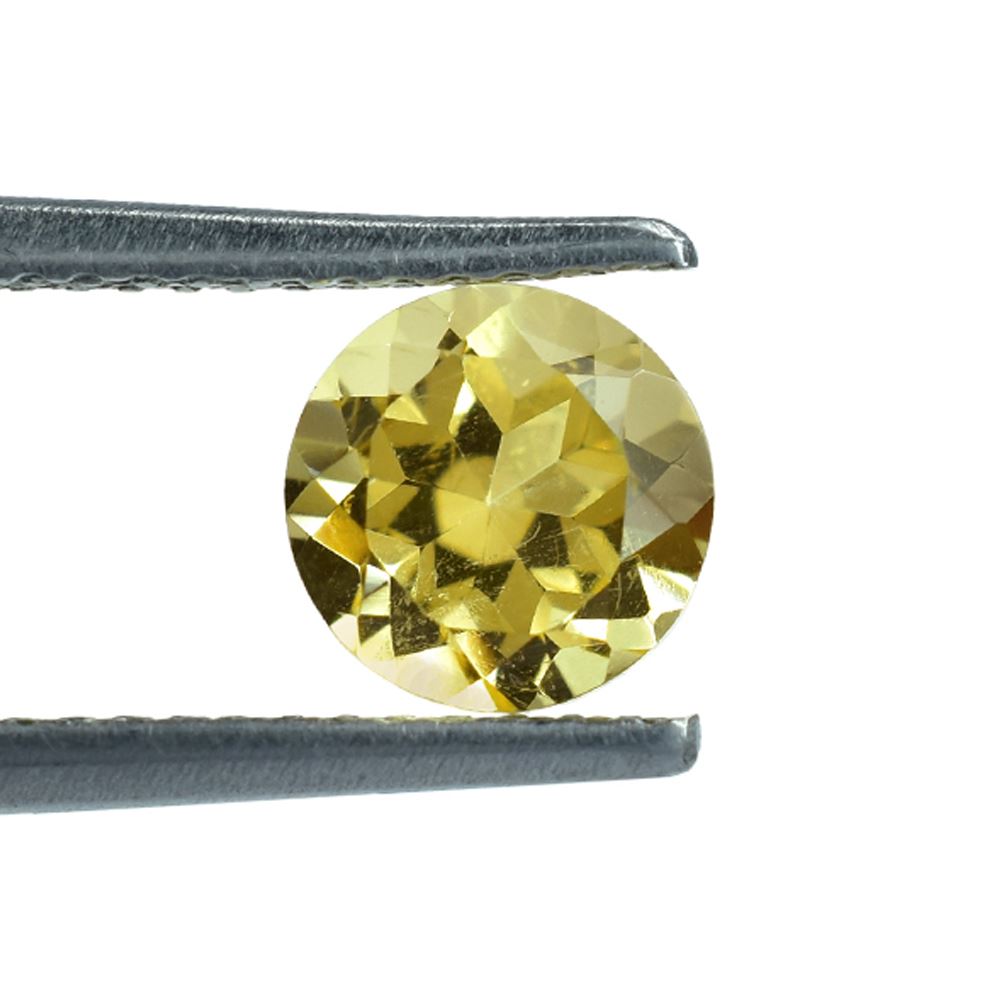 YELLOW BERYL CUT ROUND (MEDIUM) 6.00X6.00 MM 0.77 Cts.