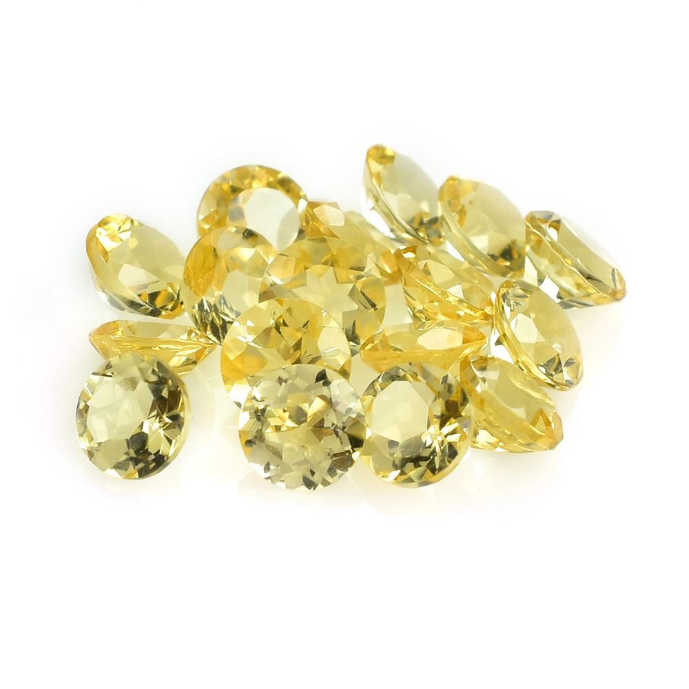 YELLOW BERYL CUT ROUND (MEDIUM) 5.00X5.00 MM 0.43 Cts.