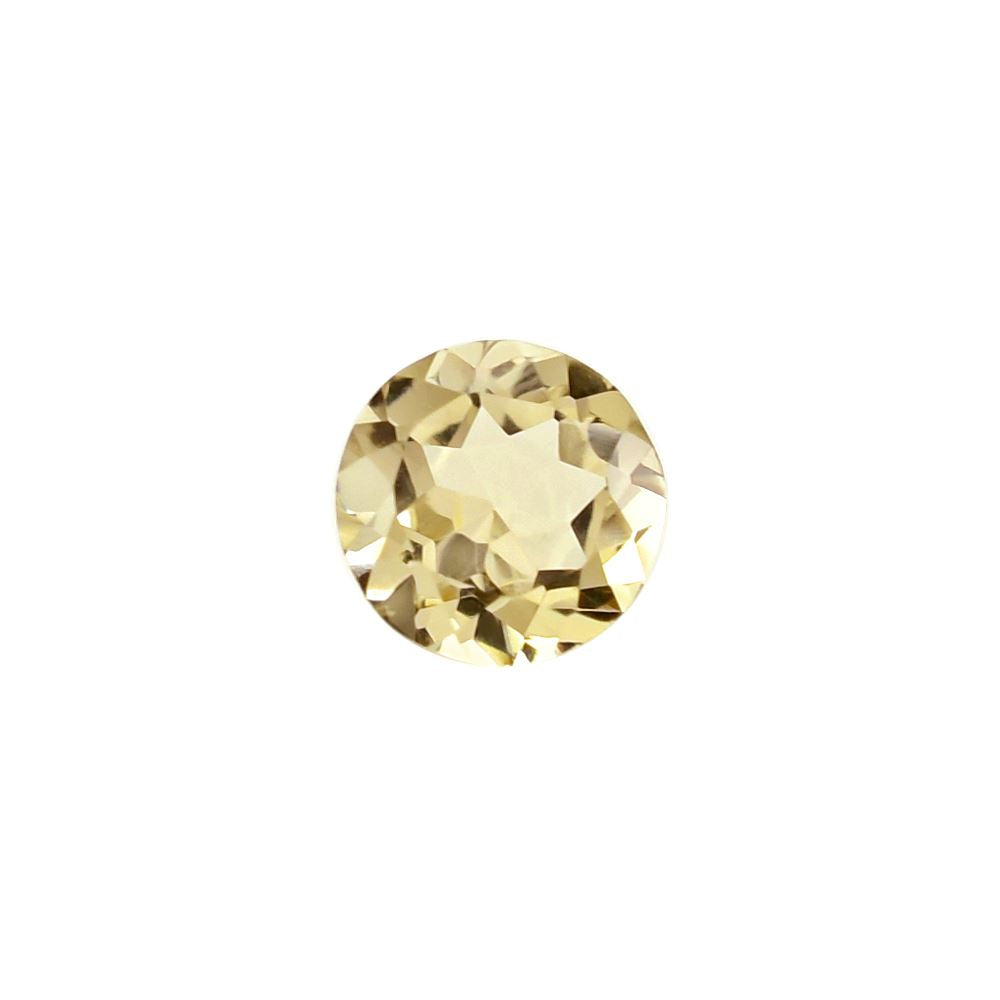 YELLOW BERYL CUT ROUND (LITE) 4.00X4.00 MM 0.24 Cts.