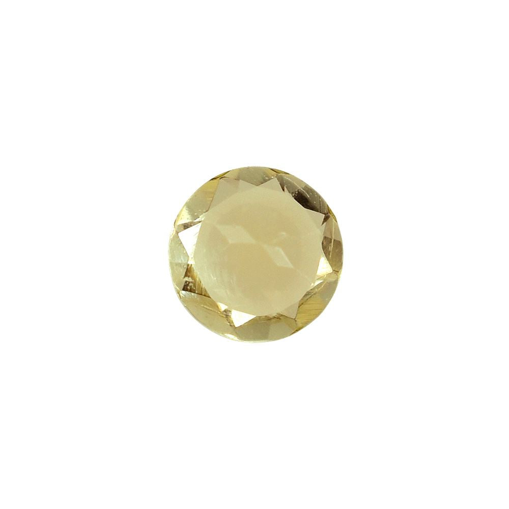 YELLOW BERYL CUT ROUND (LITE) 3.00X3.00 MM 0.12 Cts.