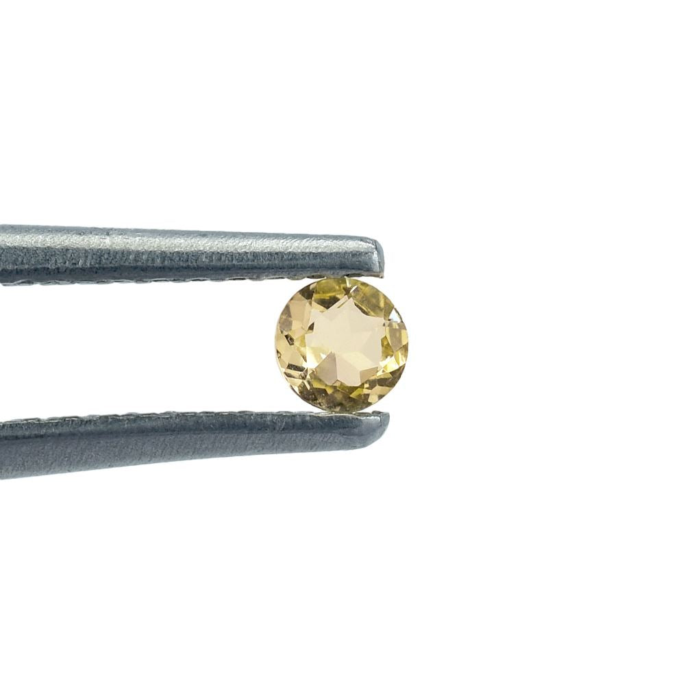 YELLOW BERYL CUT ROUND (LITE) 2.70X2.70 MM 0.08 Cts.