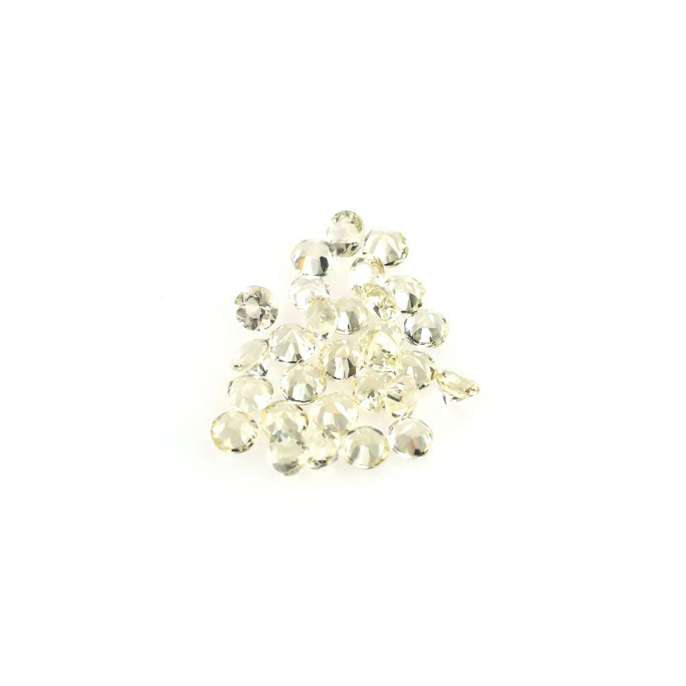 YELLOW BERYL CUT ROUND (VERY LITE) 3.00X3.00 MM 0.09 Cts.
