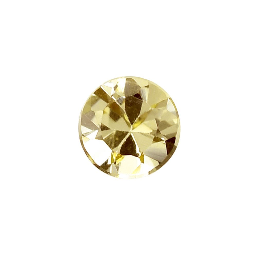 YELLOW BERYL CUT ROUND (LITE) 4.00X4.00 MM 0.21 Cts.