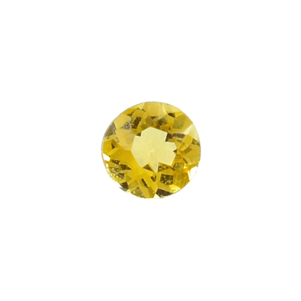 YELLOW BERYL CUT ROUND (DARK) 2.40X2.40 MM 0.05 Cts.