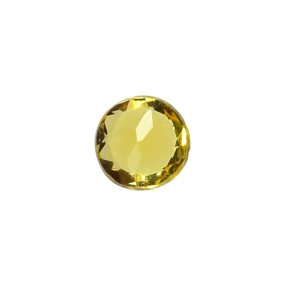 YELLOW BERYL CUT ROUND (DARK) 2.40X2.40 MM 0.05 Cts.