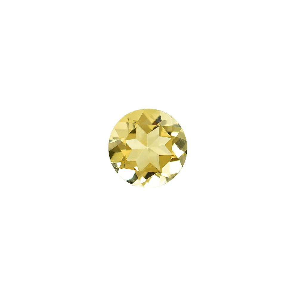 YELLOW BERYL CUT ROUND (DARK) 7.00X7.00 MM 1.15 Cts.