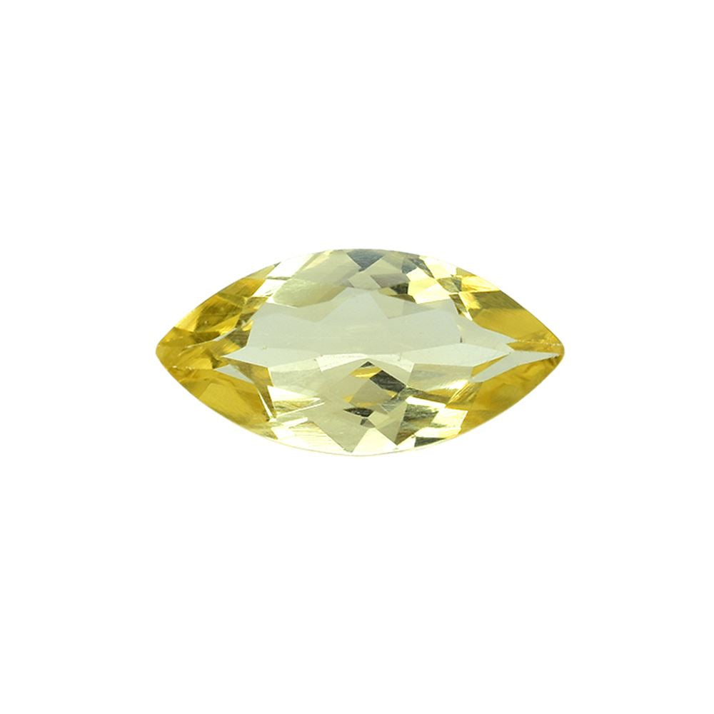 YELLOW BERYL CUT MARQUISE (DARK)(SI) 12.00X6.00 MM 1.43 Cts.