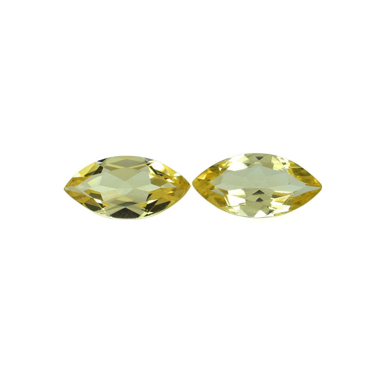 YELLOW BERYL CUT MARQUISE (DARK)(SI) 12.00X6.00 MM 1.43 Cts.