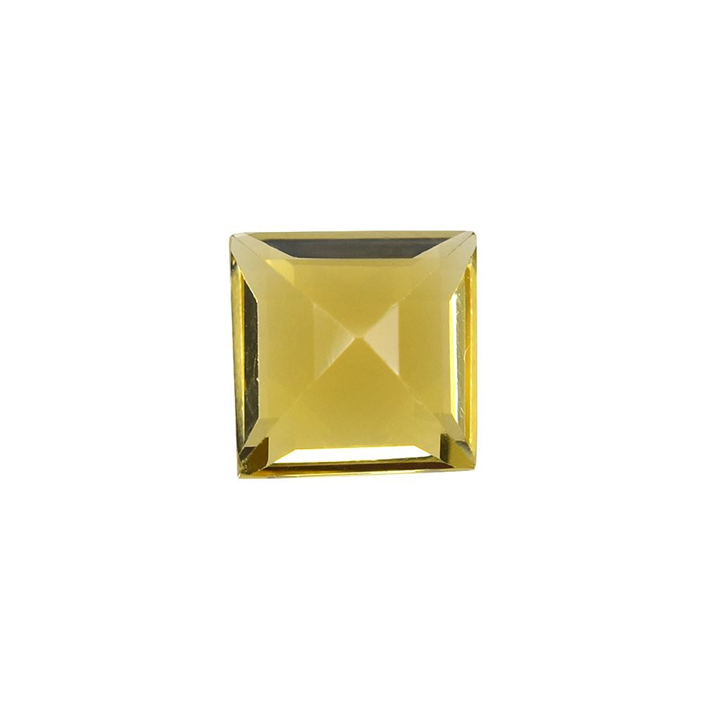 YELLOW BERYL CUT SQUARE (DARK) 6.00X6.00 MM 1.10 Cts.