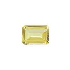 YELLOW BERYL CUT OCTAGON (DARK)(SI) 7.00X5.00 MM 0.78 Cts.