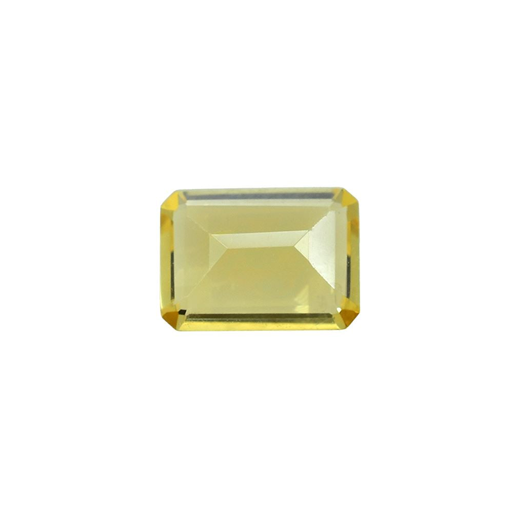 YELLOW BERYL CUT OCTAGON (DARK)(SI) 7.00X5.00 MM 0.78 Cts.