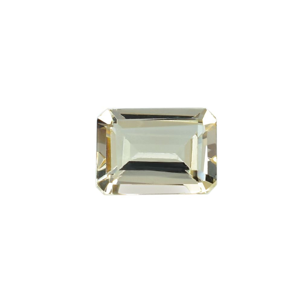 YELLOW BERYL CUT OCTAGON (VERY LITE) 7.00X5.00 MM 0.79 Cts.