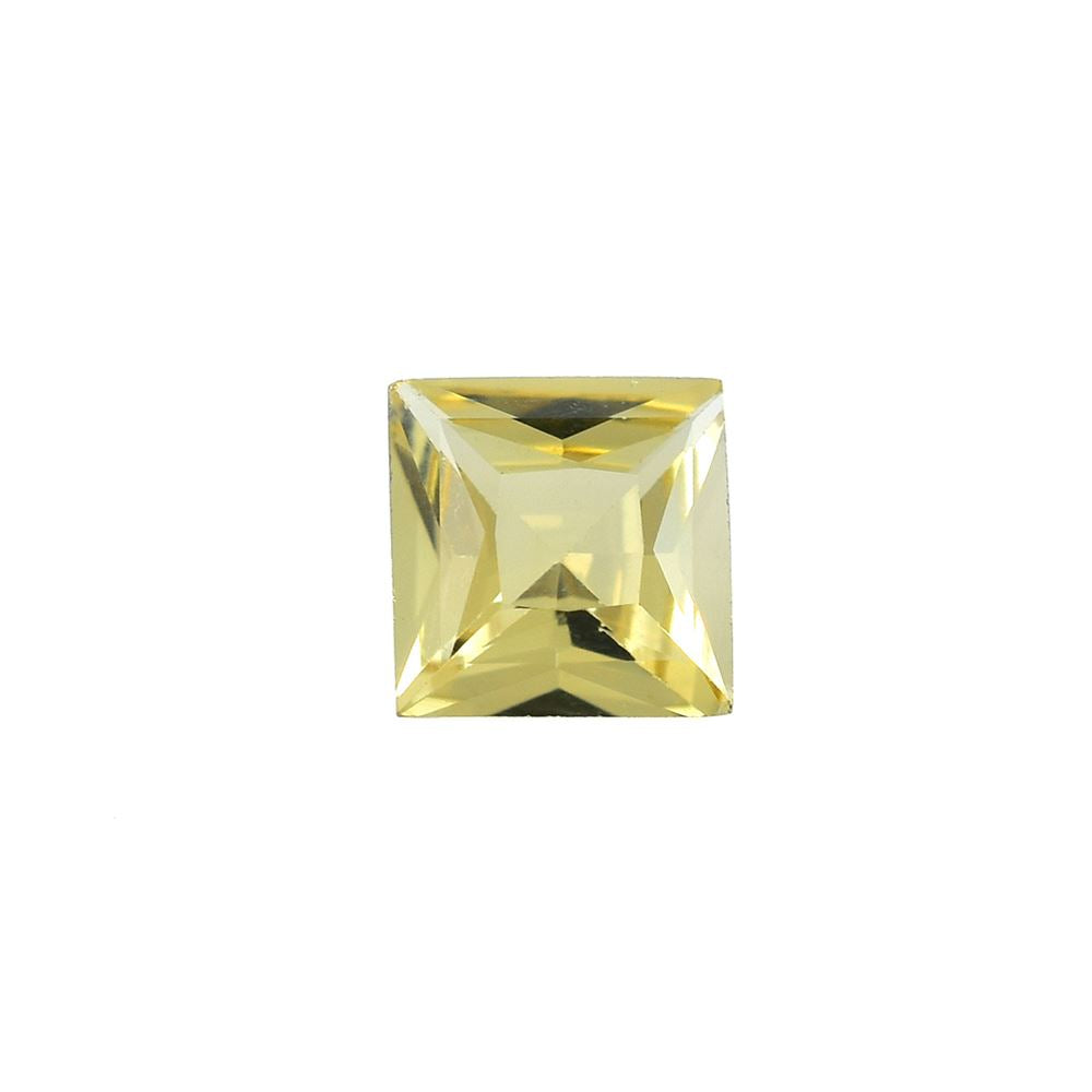 YELLOW BERYL PRINCESS CUT SQUARE (MEDIUM) 5.00X5.00 MM 0.55 Cts.