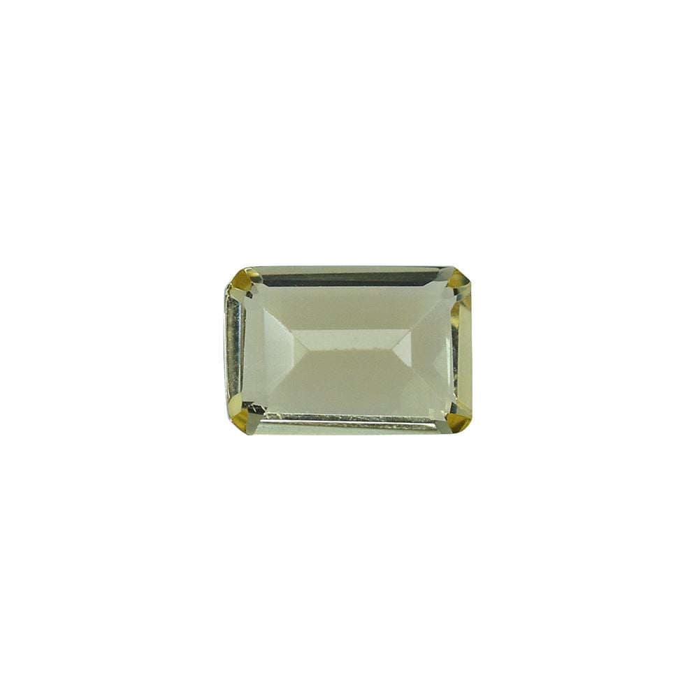 YELLOW BERYL CUT OCTAGON (MEDIUM) 6.00X4.00 MM 0.50 Cts.