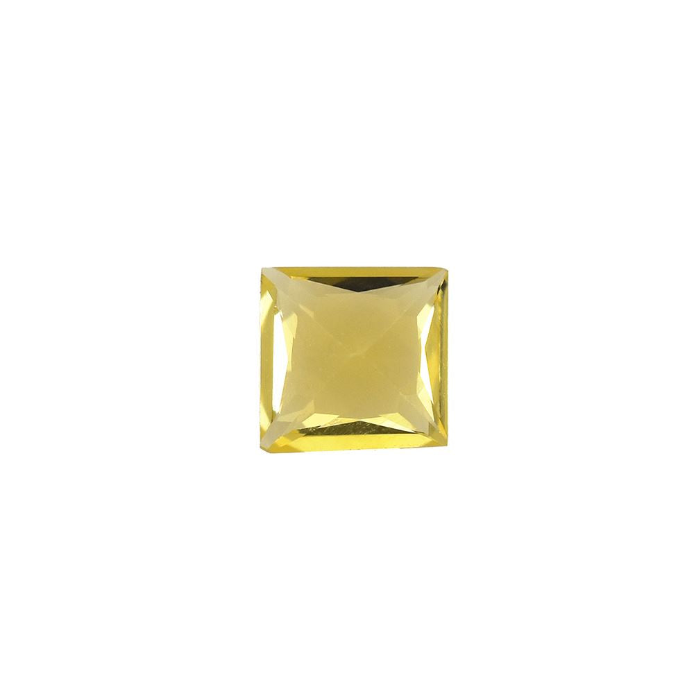 YELLOW BERYL PRINCESS CUT SQUARE (MEDIUM) 4.00X4.00 MM 0.33 Cts.