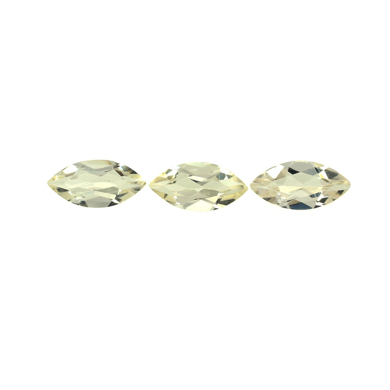 YELLOW BERYL CUT MARQUISE (VERY LITE) 8.00X4.00 MM 0.42 Cts.