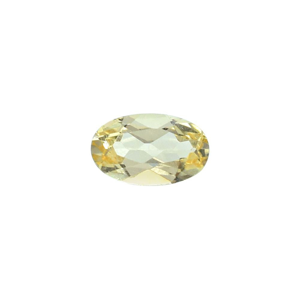 YELLOW BERYL CUT OVAL (MEDIUM/SI) 5.00X3.00 MM 0.20 Cts.