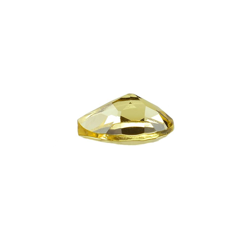 YELLOW BERYL CUT PEAR (DARK) 7.00X5.00 MM 0.65 Cts.