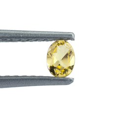 YELLOW BERYL CUT OVAL (MEDIUM/SI) 4.00X3.00 MM 0.14 Cts.