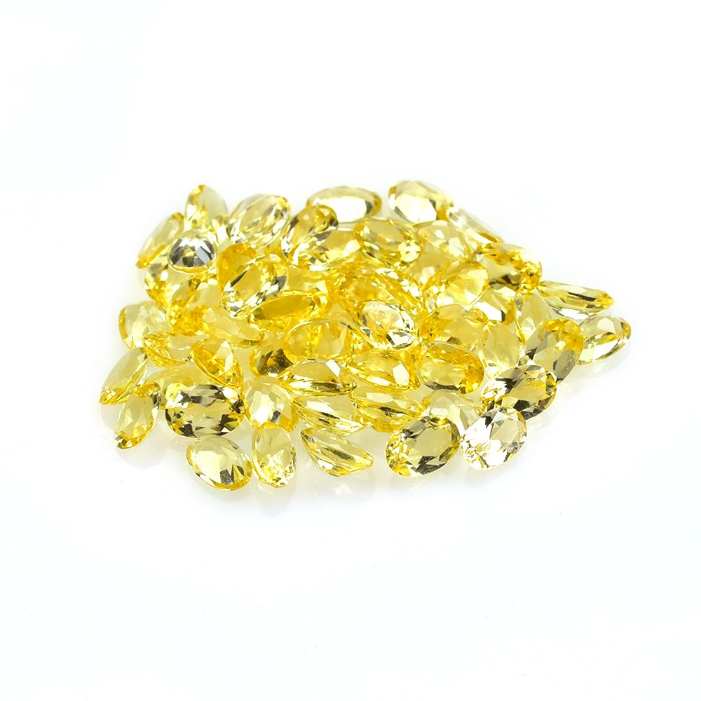 YELLOW BERYL CUT OVAL (MEDIUM/SI) 6.00X4.00 MM 0.37 Cts.