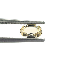 YELLOW BERYL CUT OVAL (LITE) 6.00X4.00 MM 0.38 Cts.