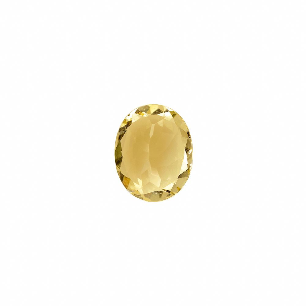 YELLOW BERYL CUT OVAL (VERY LITE)(SI) 10.00X8.00 MM 2.30 Cts.