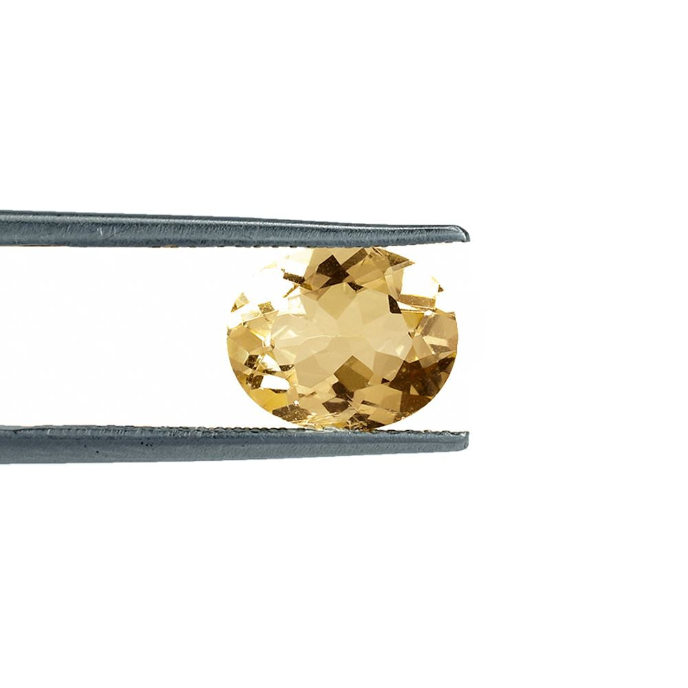 YELLOW BERYL CUT OVAL (VERY LITE)(SI) 10.00X8.00 MM 2.30 Cts.