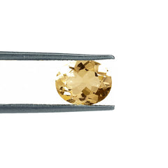 YELLOW BERYL CUT OVAL (VERY LITE)(SI) 10.00X8.00 MM 2.30 Cts.