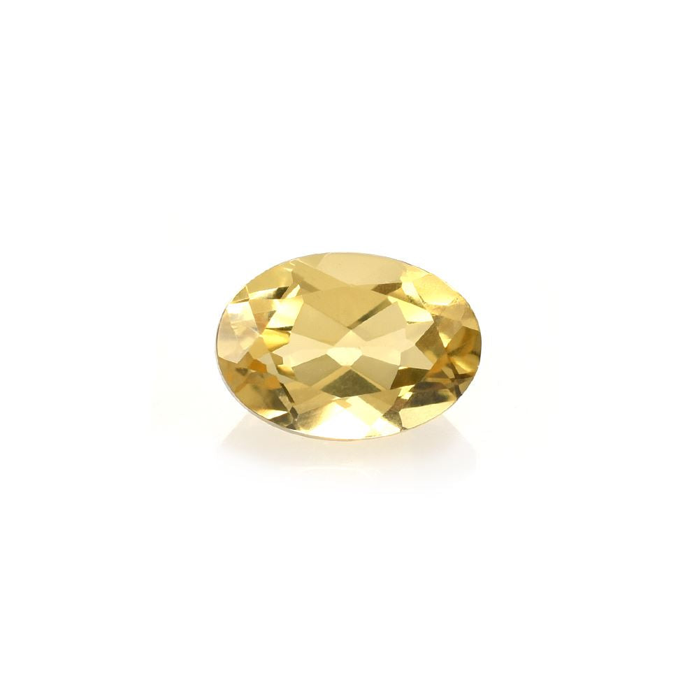 YELLOW BERYL CUT OVAL (SUPER) 7.00X5.00 MM 0.73 Cts.