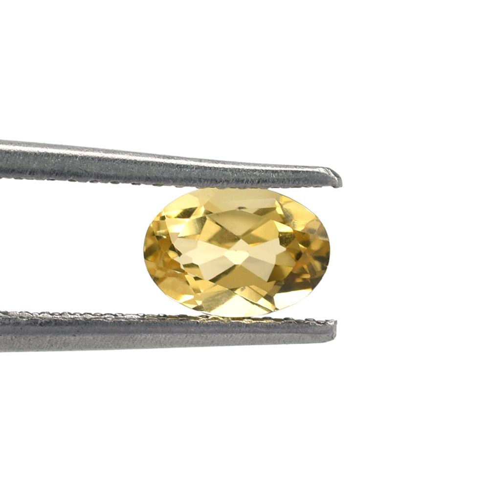 YELLOW BERYL CUT OVAL (SUPER) 7.00X5.00 MM 0.73 Cts.