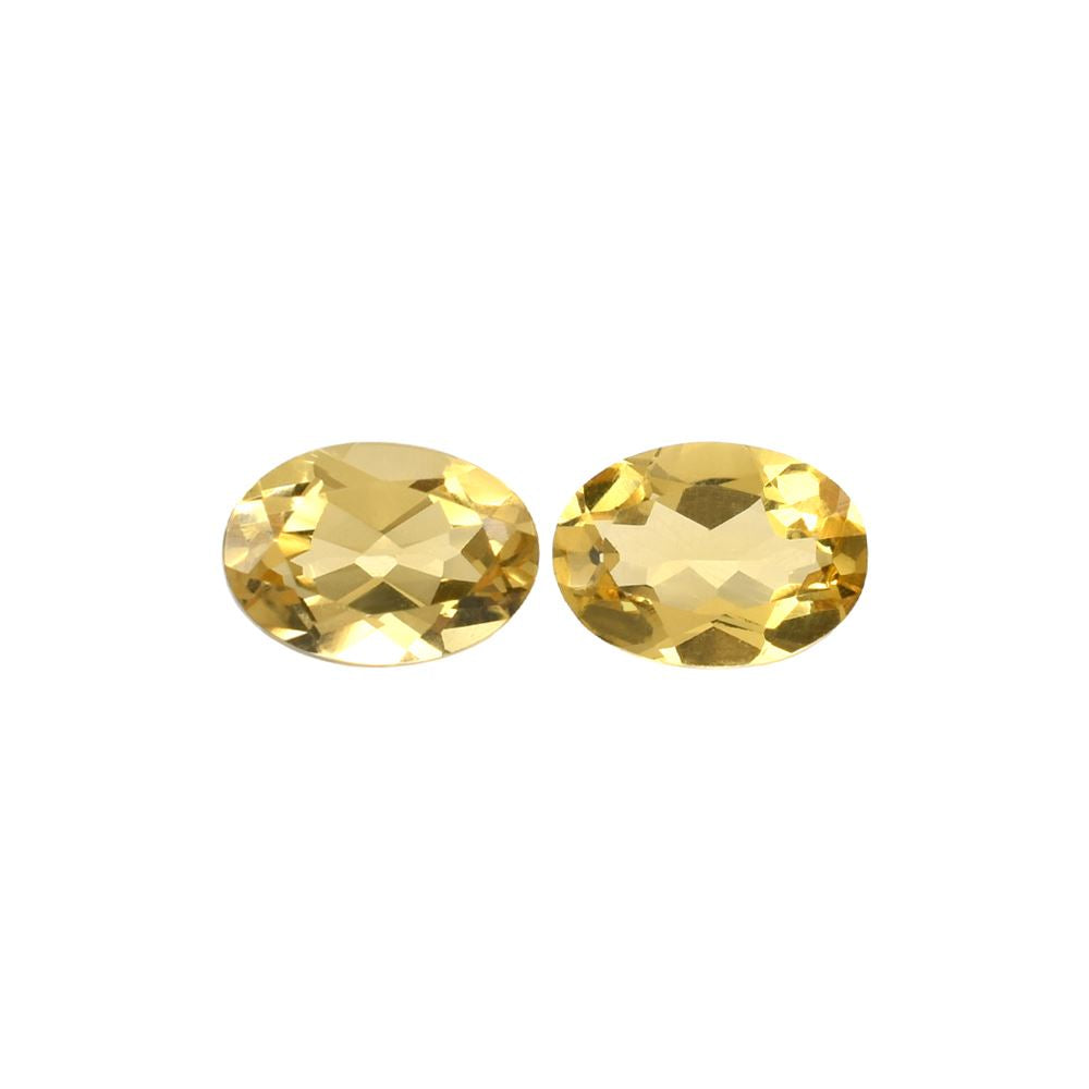 YELLOW BERYL CUT OVAL (SUPER) 7.00X5.00 MM 0.73 Cts.