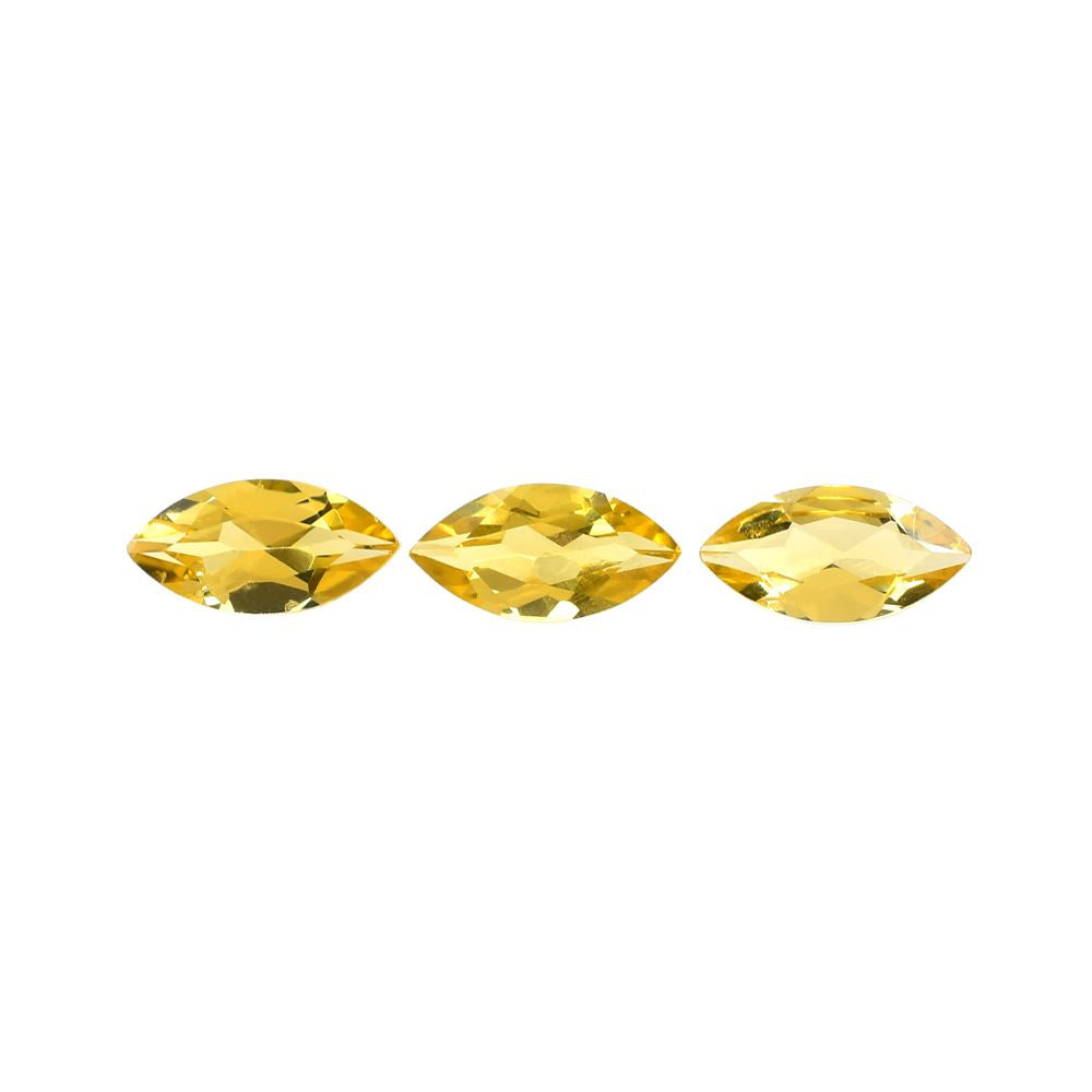 YELLOW BERYL CUT MARQUISE (SUPER/SI) 8.00X4.00 MM 0.45 Cts.