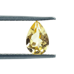 YELLOW BERYL CUT PEAR (MEDIUM/SI) 9.00X6.00 MM 1.03 Cts.