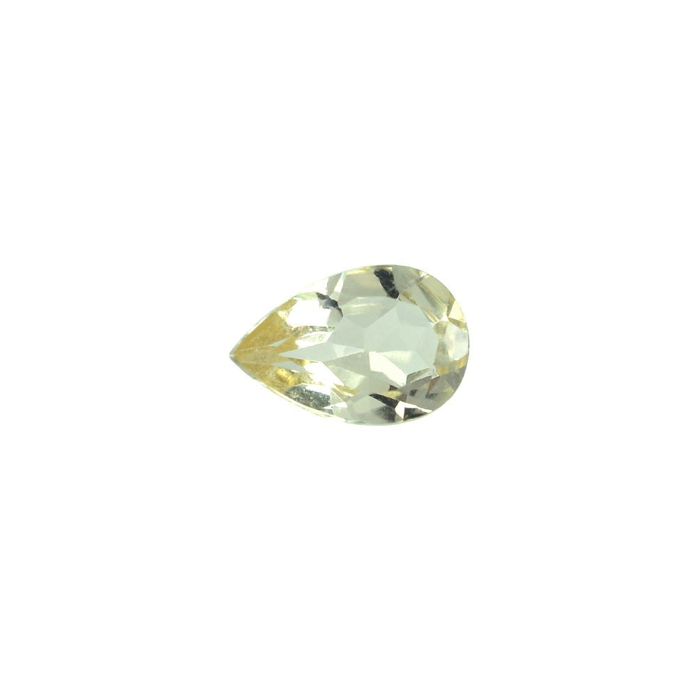 YELLOW BERYL CUT PEAR (VERY LITE) 6.00X4.00 MM 0.33 Cts.