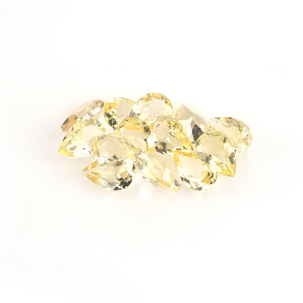YELLOW BERYL CUT PEAR (VERY LITE) 6.00X4.00 MM 0.33 Cts.