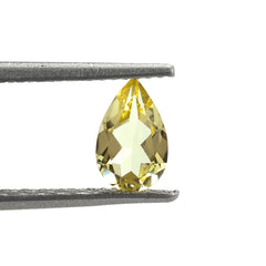 YELLOW BERYL CUT PEAR (LITE) 8.00X5.00 MM 0.60 Cts.