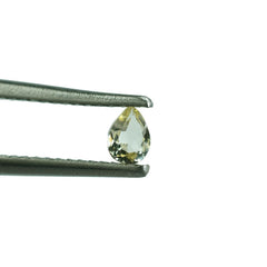 YELLOW BERYL CUT PEAR (VERY LITE) 4.00X3.00 MM 0.12 Cts.