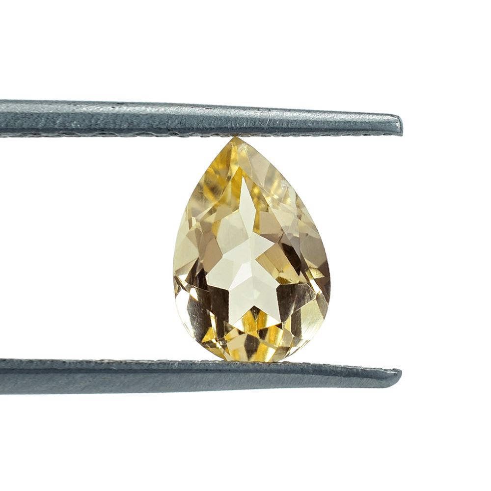 YELLOW BERYL CUT PEAR (LITE) 9.00X6.00 MM 1.20 Cts.