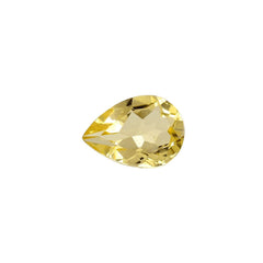 YELLOW BERYL CUT PEAR (MEDIUM/SI) 7.00X5.00 MM 0.55 Cts.