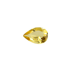 YELLOW BERYL CUT PEAR (DARK)(SI) 6.00X4.00 MM 0.36 Cts.