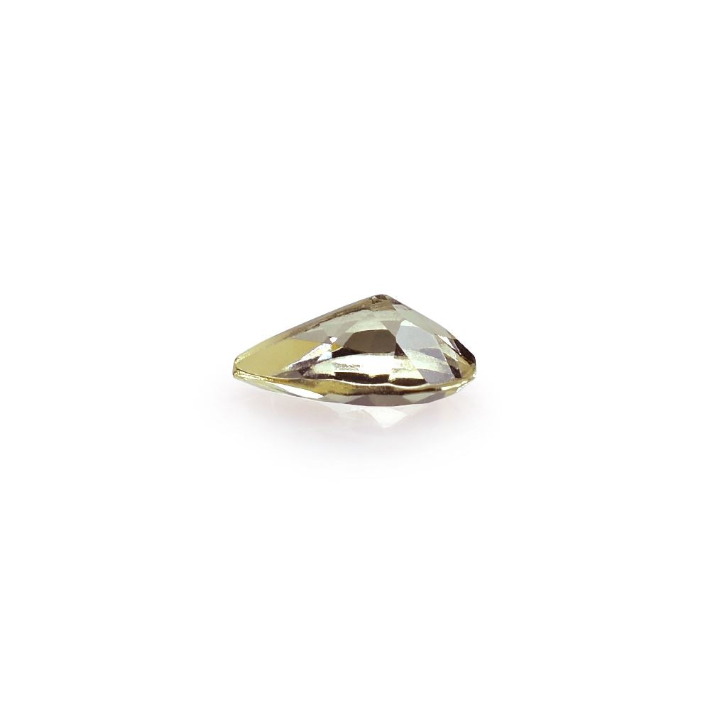 YELLOW BERYL CUT PEAR (LITE)(SI) 6.00X4.00 MM 0.35 Cts.