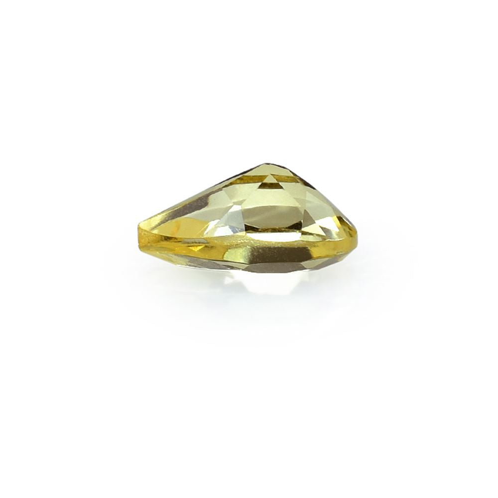 YELLOW BERYL CUT PEAR (MEDIUM/SI) 8.00X5.00 MM 0.74 Cts.