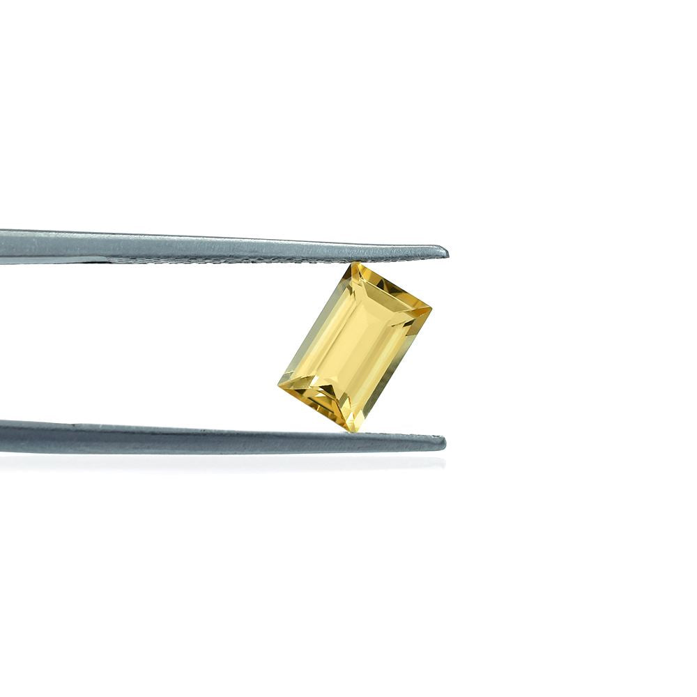 YELLOW BERYL CUT BAGUETTE (MEDIUM/SI) 8.00X5.00 MM 1.00 Cts.