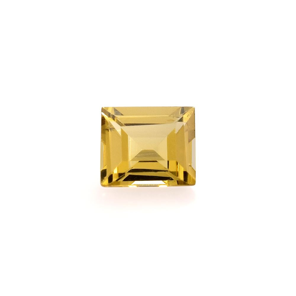 YELLOW BERYL CUT BAGUETTE (DARK) 6.00X5.00 MM 0.85 Cts.