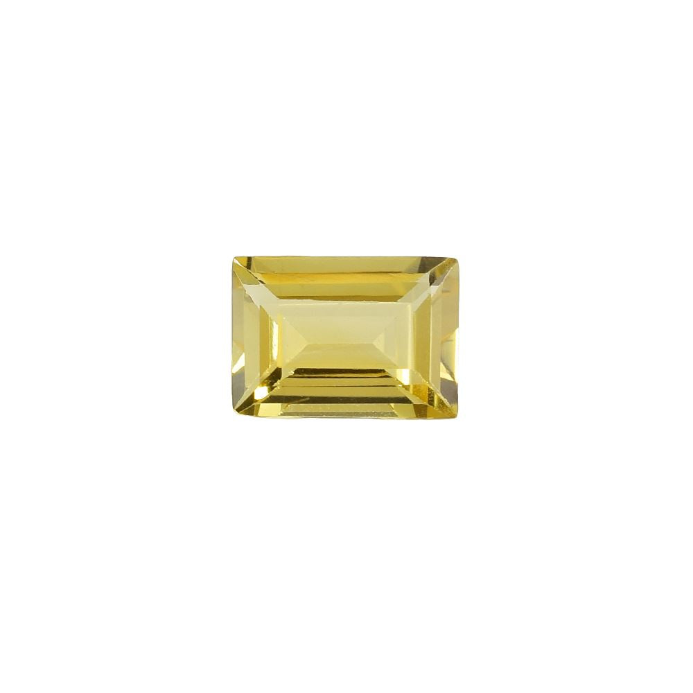 YELLOW BERYL CUT BAGUETTE (DARK) 7.00X5.00 MM 0.91 Cts.