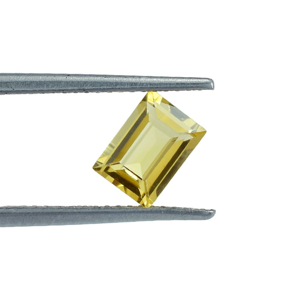 YELLOW BERYL CUT BAGUETTE (DARK) 7.00X5.00 MM 0.91 Cts.