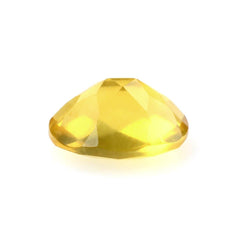 YELLOW OPAL CHECKER CUT OVAL 8X6MM 0.89 Cts.