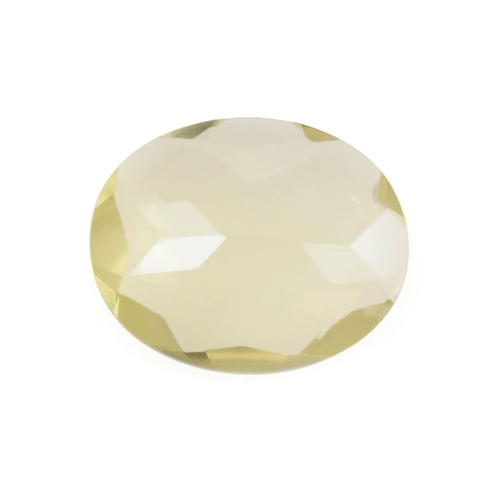 YELLOW OPAL CUT OVAL 10X8MM 1.45 Cts.